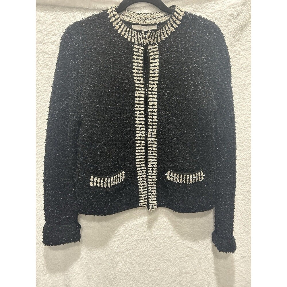 360sweater Women’s Black And White Wool/nylon Sweater Size‎ Small